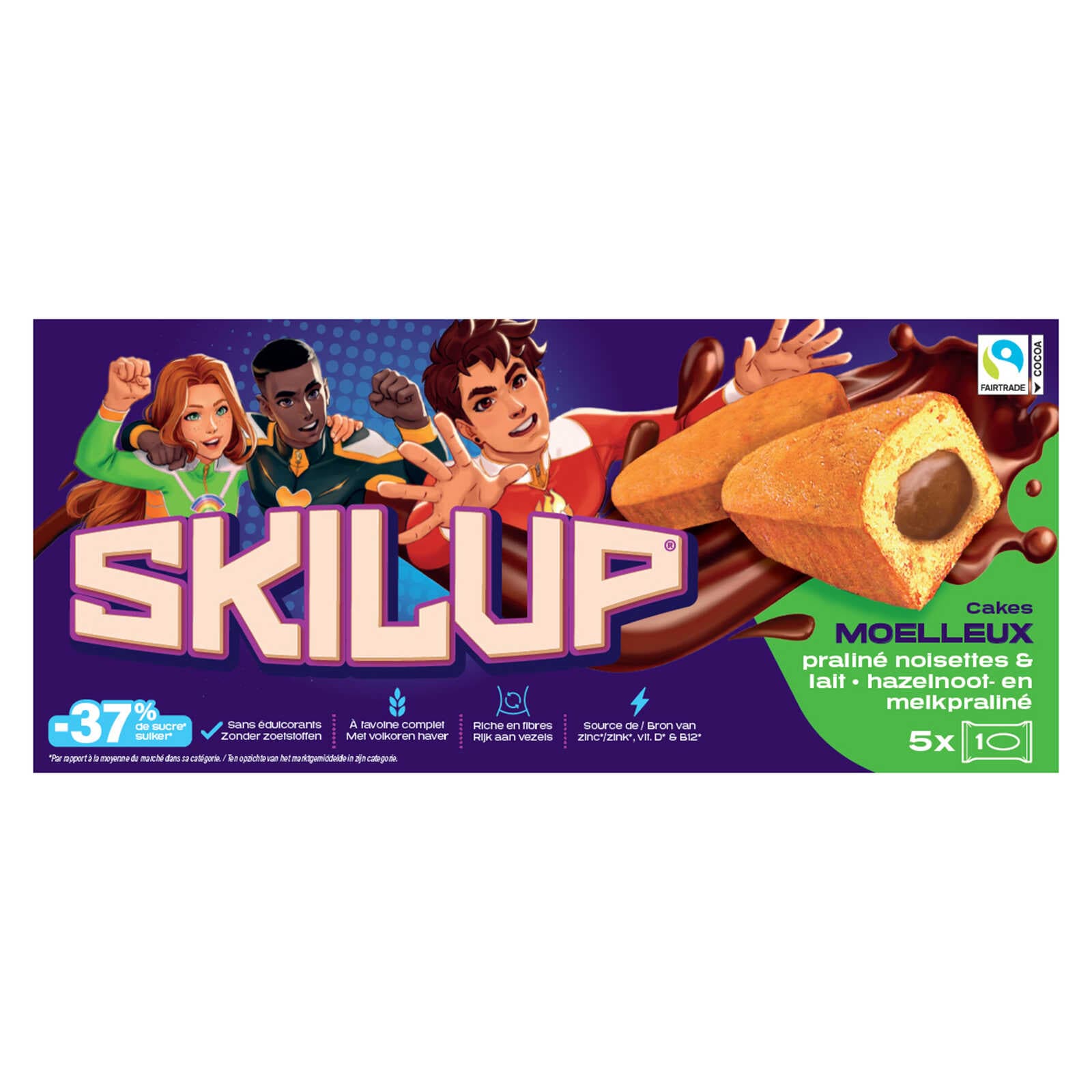 Skilup Cakes | Hazelnootvulling | Fairtrade