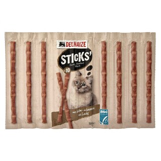 Delhaize | Snacks chat | Sticks | Saumon 