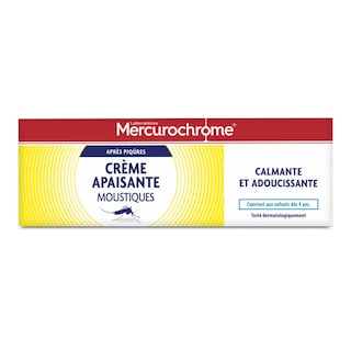 Mercurochrome | Crème apaistante | Piqûres d'insectes 