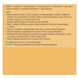 Delhaize | Maaltijdbox | Romige slingerpasta 