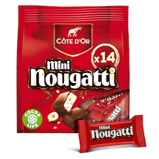 Côte d'Or | Nougatti | Chocolat | Mini | Nougat 