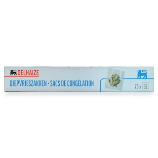 Delhaize | 75 Diepvrieszakken | 3l 