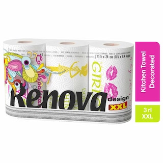 Renova | Keukenpapier | Design | XXL | 3R | Eco 