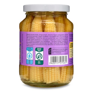 Delhaize | Gepekelde hele babymaïs 200 gr