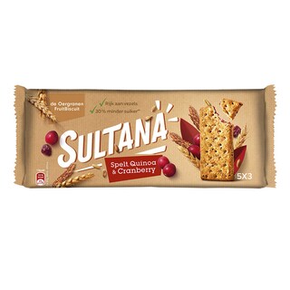 Sultana | Biscuits | Quinoa | Canneberge 