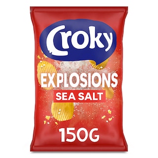 Croky | Explosions | Chips | Sea Salt 150 gr