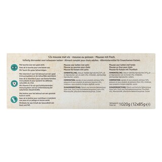 Delhaize | Kattenvoeding | Mousse | Vis 