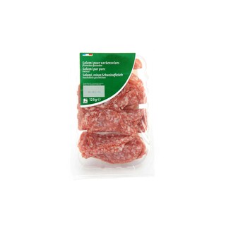 Delhaize | Pure varkenssalami in dunne sneetjes 