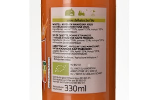 Delhaize | Bio | Jus | Carotte | Pomme | Mangue | Bio 