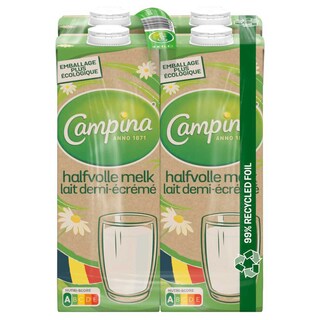Campina | Lait | Demi-écrémé 4 x 1 l