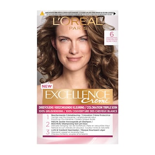 Excellence | Donkerblond - 6 | Haarkleuring 