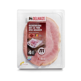 Delhaize | Ovengeroosterde ham | Sneetjes 