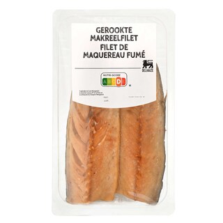 Delhaize | Filet de maquereau | Fumé | Nature 