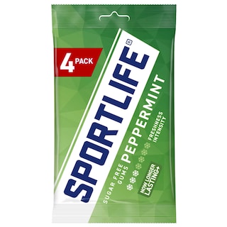 Sportlife | Kauwgom | Peppermint 72 gr