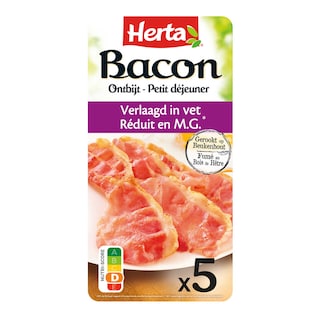 Herta | Bacon | Petit Déjeuner | 5 Tranches 