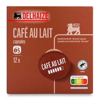 Delhaize | Café | Café au lait 05 | Dolce Gusto caps 