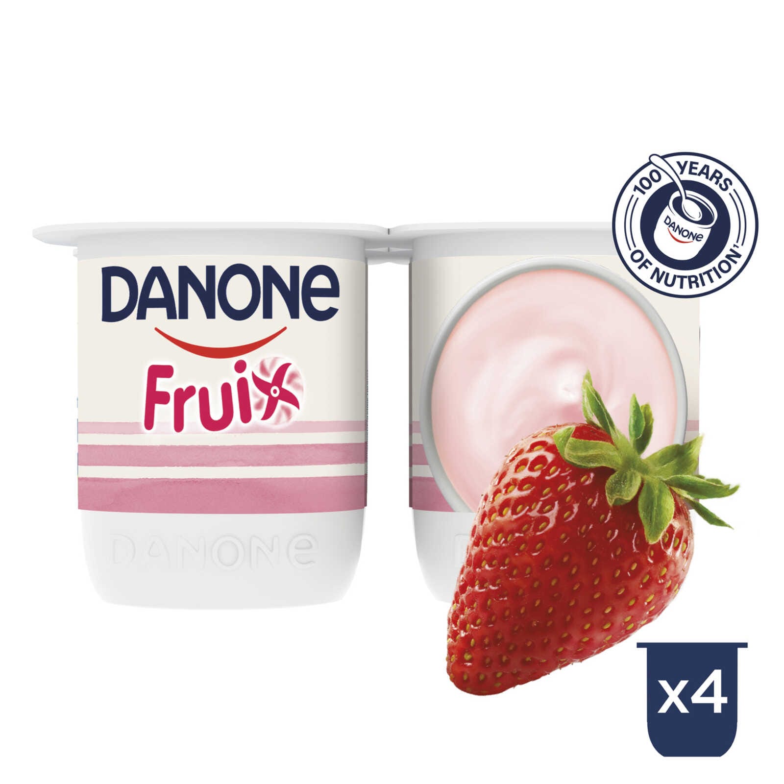 Danone Yoghurt | Aardbei | Gemixt fruit | Mager
