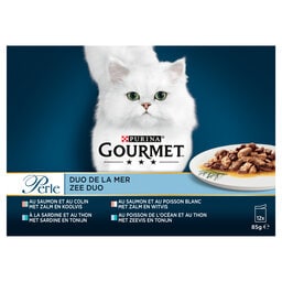 Gourmet | Perle | Aliment Chat | Adulte | Duo de la Mer 