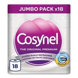 Cosynel | Papier toilette | Jumbo Pack | Blanc | Eco 18 pc