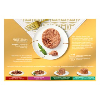 Gourmet | Gold | Aliment Chat | Les Timbales | Viande 