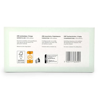 Delhaize | Mouchoirs | Boite | 2-plis 200 pc