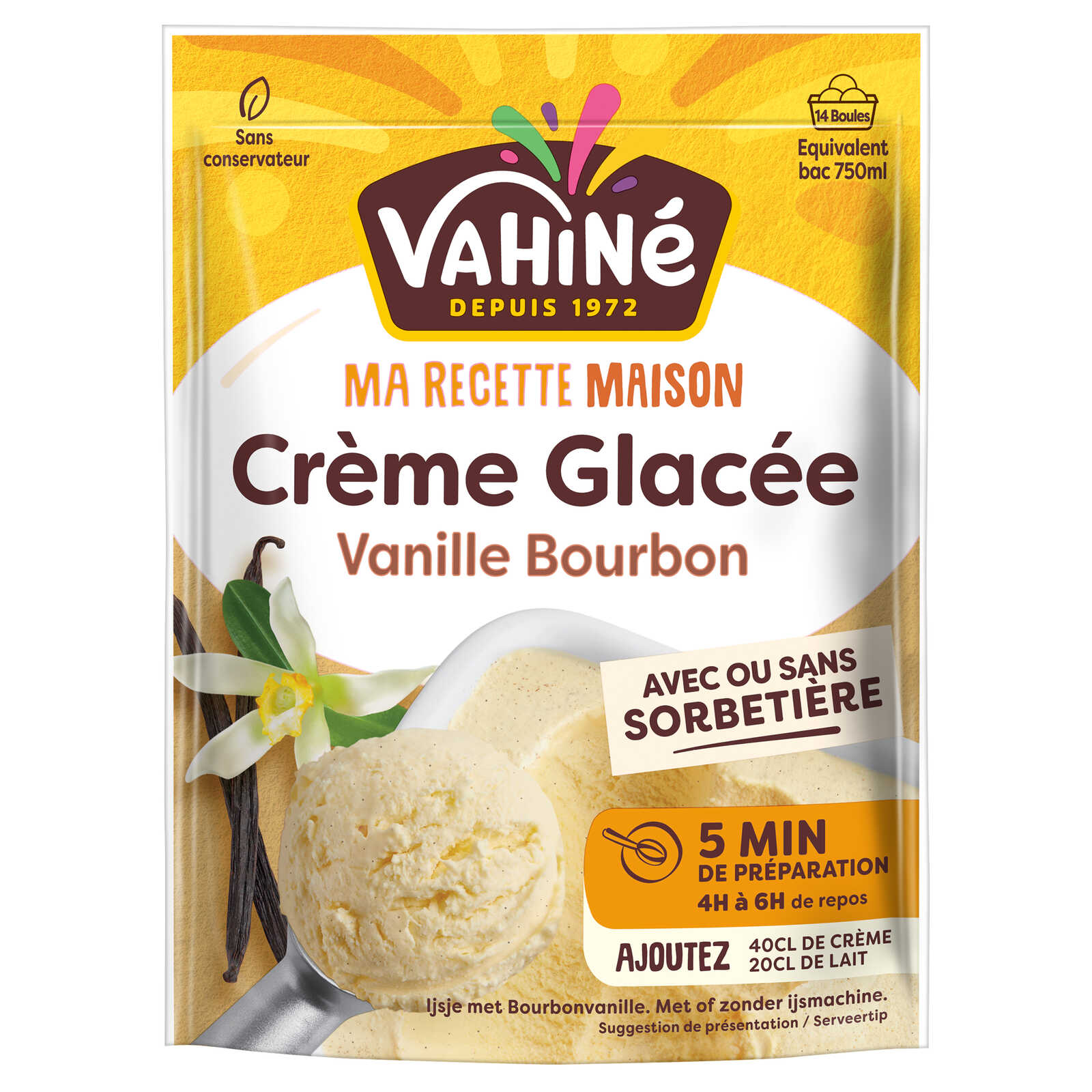 Vahiné Mix | Ijsbereiding | Vanille bourbon