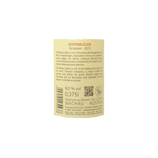 Autriche - Oostenrijk | Beernenauslese Terrassen blanc 2013 