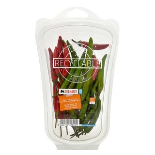 Delhaize | Gemengde mini-pepers | Wok | Verpakt 