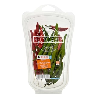 Delhaize | Mini-piments mixtes | Wok | Emballés 