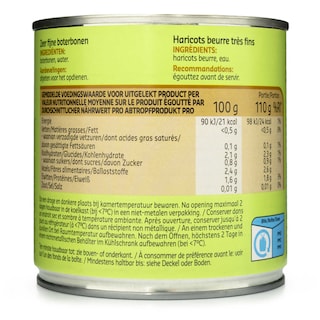 Delhaize | Haricots beurre | Très fins 220 gr
