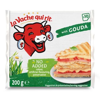 La Vache qui rit | Fromage en tranches |Gouda 200 gr