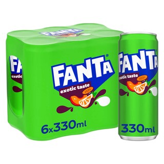 Fanta | Exotic | Canette 6 x 33 cl