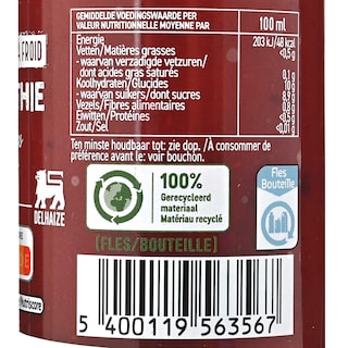 Delhaize | Smoothie | fraise chia 250ml 25 cl