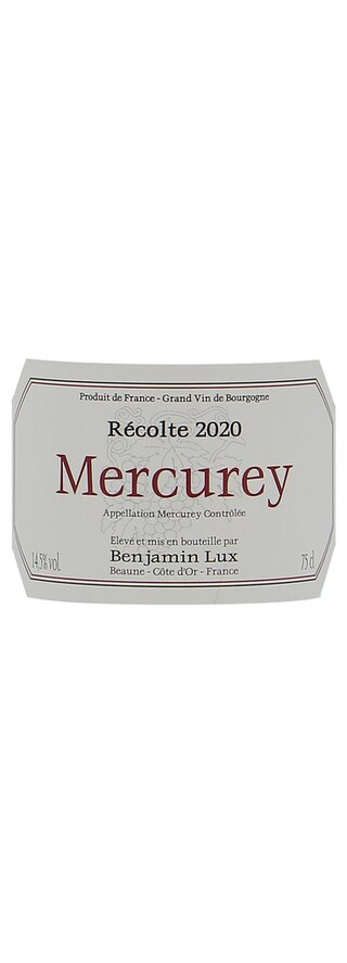 Benjamin Lux | Mercurey | 2020 