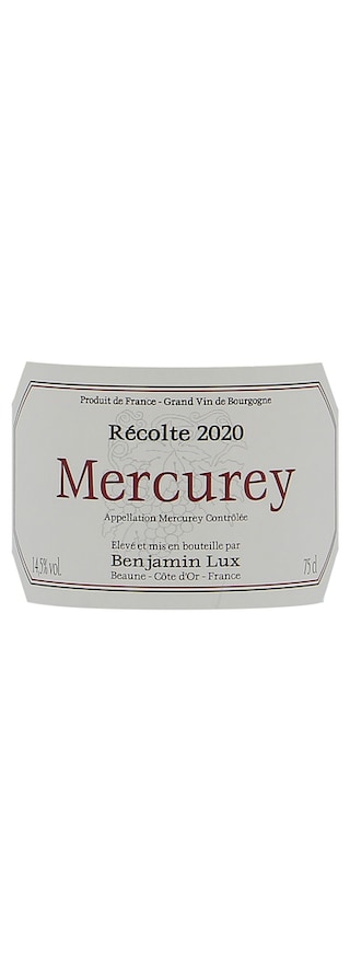 Benjamin Lux | Mercurey | 2020 