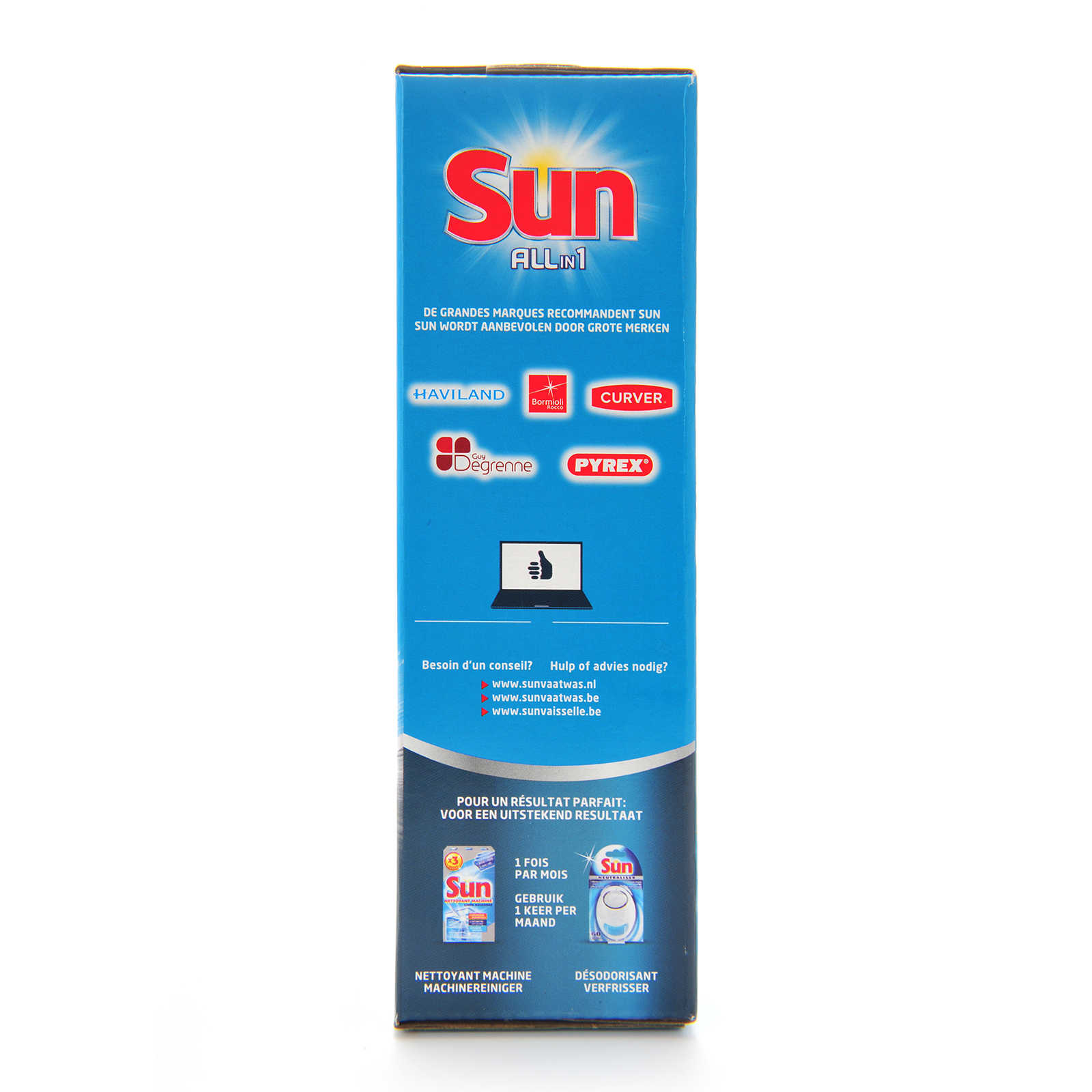 Sun | Vaatwastabletten | All In 1 | Regular | 46Tabs 