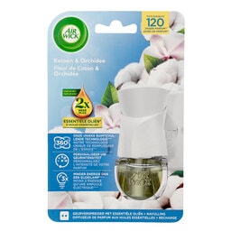 Air Wick | Aérosol | électrique  | Cotton & Orchidée 