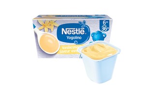 Nestlé | Yogolino | Laitage | Vanille | Bébé | 6 mois 4 x 100 gr