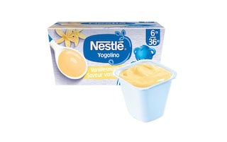 Nestlé | Yogolino | Melkdessert | Vanille | Baby | 6 maanden 4 x 100 gr
