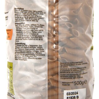 Delhaize | Bio | Pâtes | Penne | Complet | Bio 