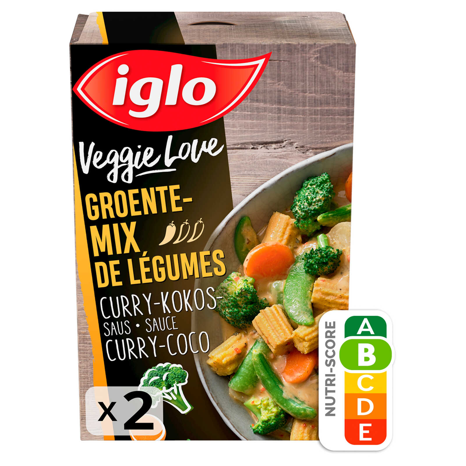 Iglo Groentemix | Curry-Kokossaus
