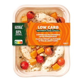 Natural Healthy Meals | Pascale Naessens | Filet de poulet | Riz de chou-fleur 420 gr