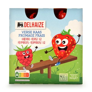 Delhaize | Verse kaas | Aardbei-framboos 