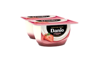 Danio | Kwark | Aardbei | Opgeklopt 2 x 125 gr