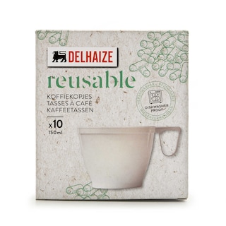 Delhaize | Gobelet à café réutilisable | plastique | 15cl 