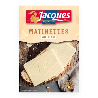 Jacques | Chocolade | Wit | Matinettes 128 gr