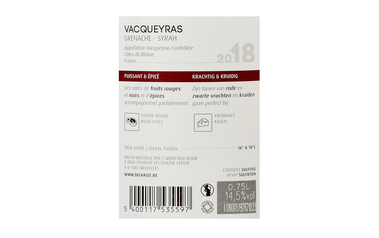 France - Frankrijk | Rhône - Vacqueyras | Vacqueyras R 2018 