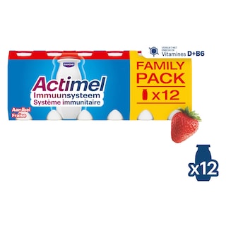 Actimel | Yaourt à boire | Fraise | Immunité | FP 