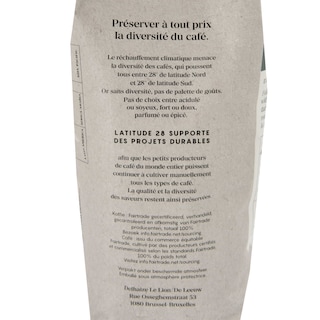 Latitude 28 | Koffie | Espresso| Bonen | RFA | Bio 