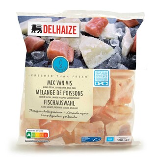 Delhaize | Mix van Visfiletstukjes 500 gr